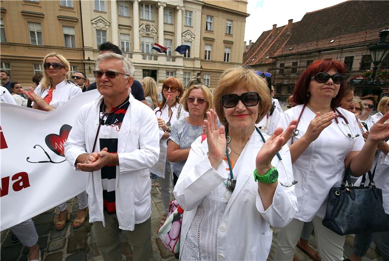 Prosvjed liječnika primarne zdravstvene zaštite