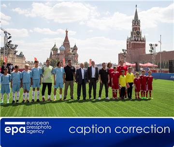 (CORRECTION) RUSSIA SOCCER WORLD CUP 2018