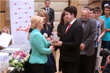 Croatian president says educated young people are a valuable asset