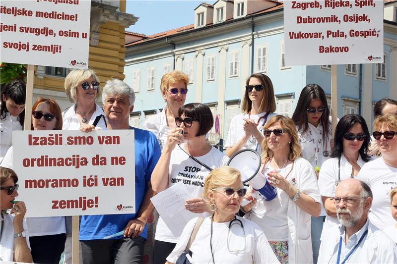 Prosvjed liječnika obiteljske medicine