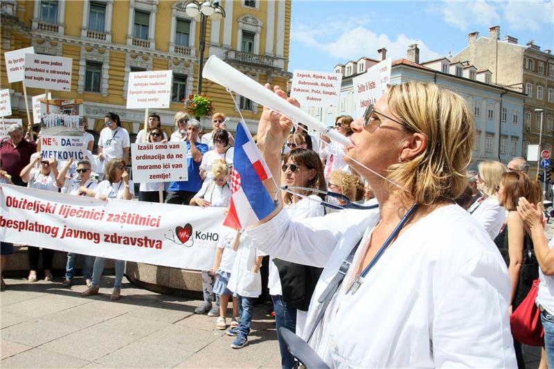 Prosvjed liječnika obiteljske medicine