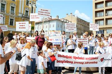 Prosvjed liječnika obiteljske medicine