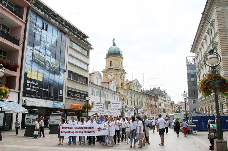 Prosvjed liječnika obiteljske medicine