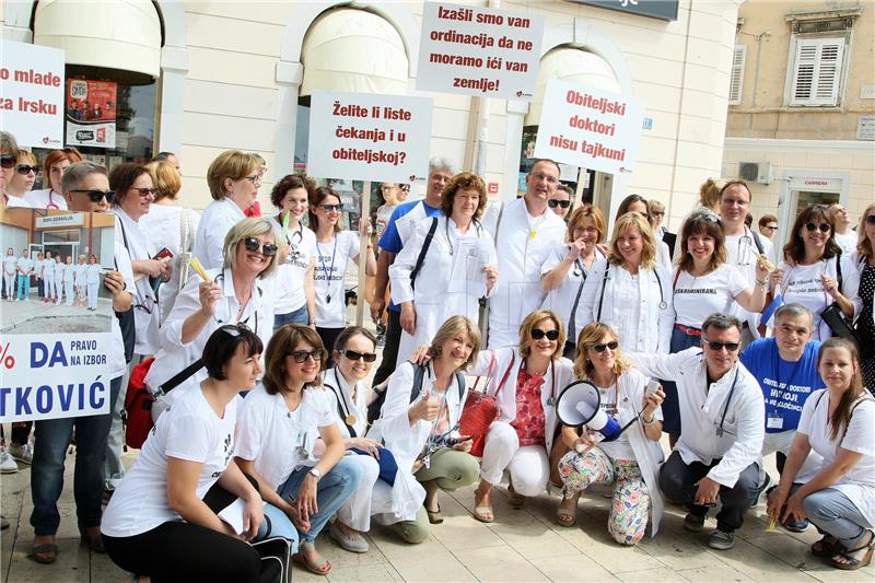 Prosvjed liječnika obiteljske medicine