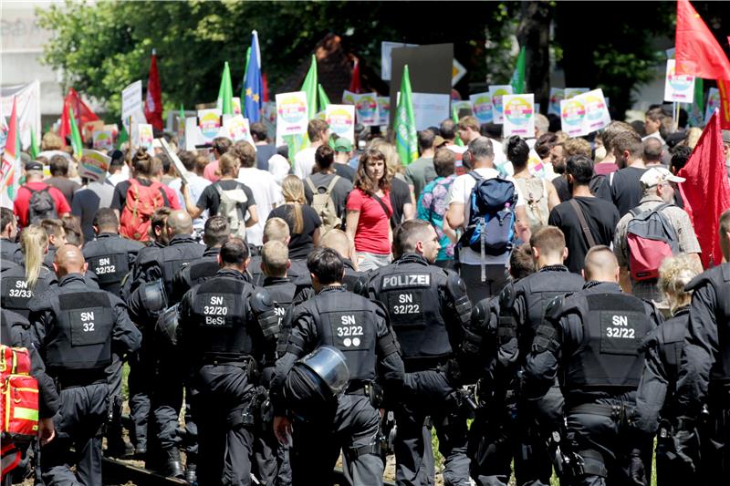 GERMANY PARTIES AFD CONVENTION PROTEST