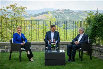 Kitarović, Pahor i van der Bellen na trilateralnom sastanku u Sloveniji