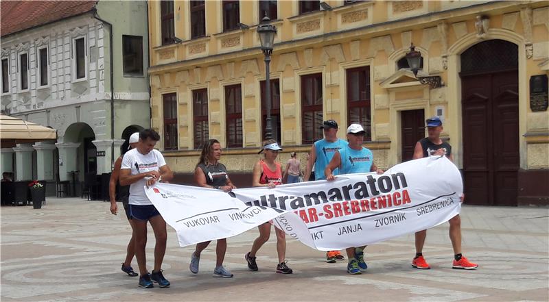 Započeo ultramaraton Vukovar (Ovčara)-Srebrenica (Potočari)