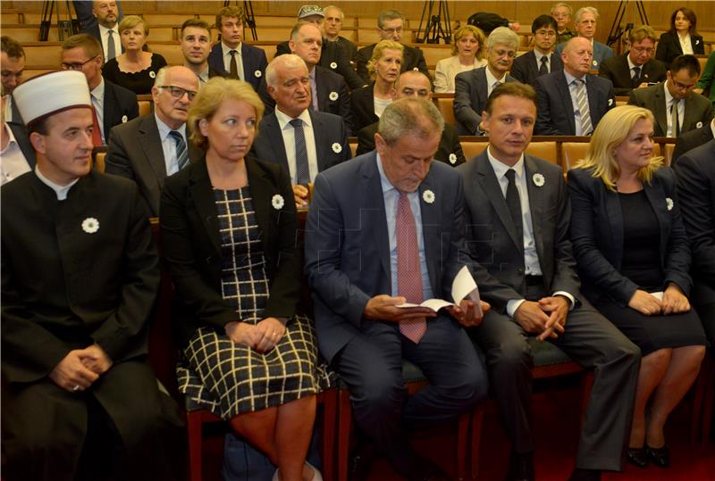 Croatian Parliament commemorates 23rd anniversary of Srebrenica genocide