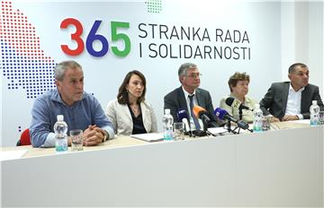 Konferencija za medije Stranke rada i solidarnosti