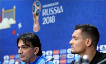 SP Rusija: Tiskovna konferencija HNS-a, Dalić i Lovren