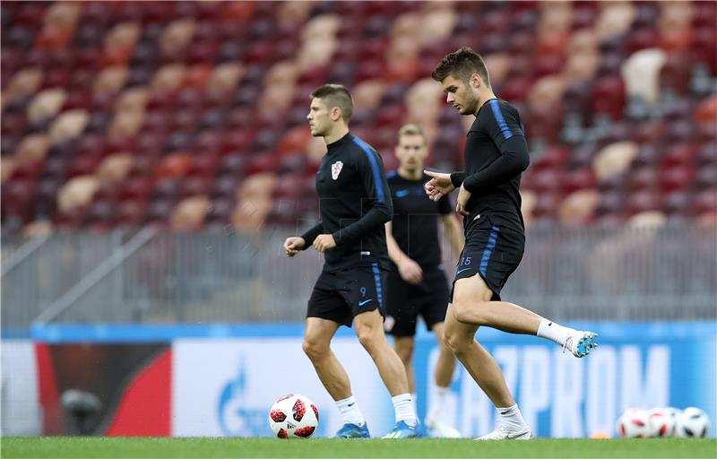 SP Rusija: Trening reprezentacije na Lužnjiki stadionu u Moskvi