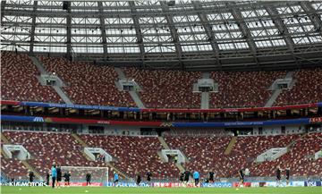 SP Rusija: Trening reprezentacije na Lužnjiki stadionu u Moskvi