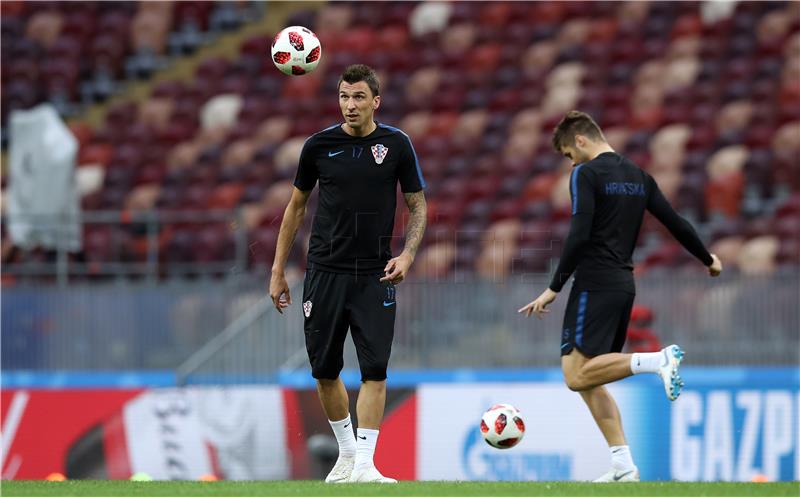 SP Rusija: Trening reprezentacije na Lužnjiki stadionu u Moskvi