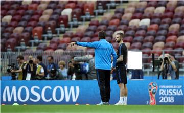 SP Rusija: Trening reprezentacije na Lužnjiki stadionu u Moskvi