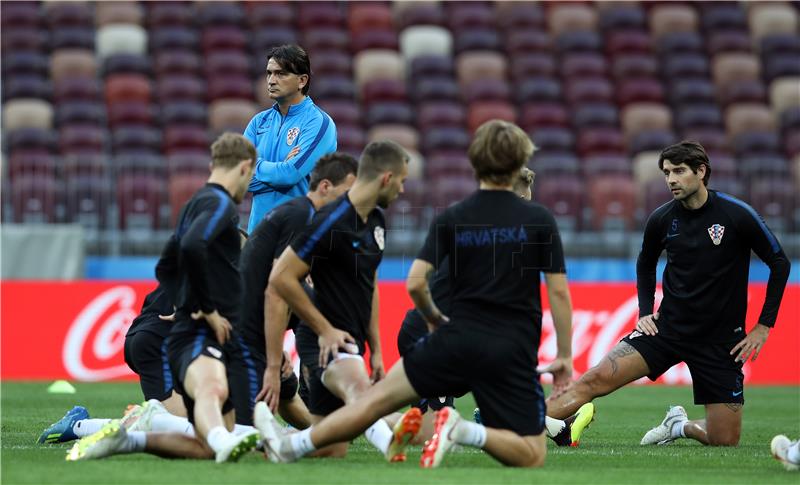 SP Rusija: Trening reprezentacije na Lužnjiki stadionu u Moskvi