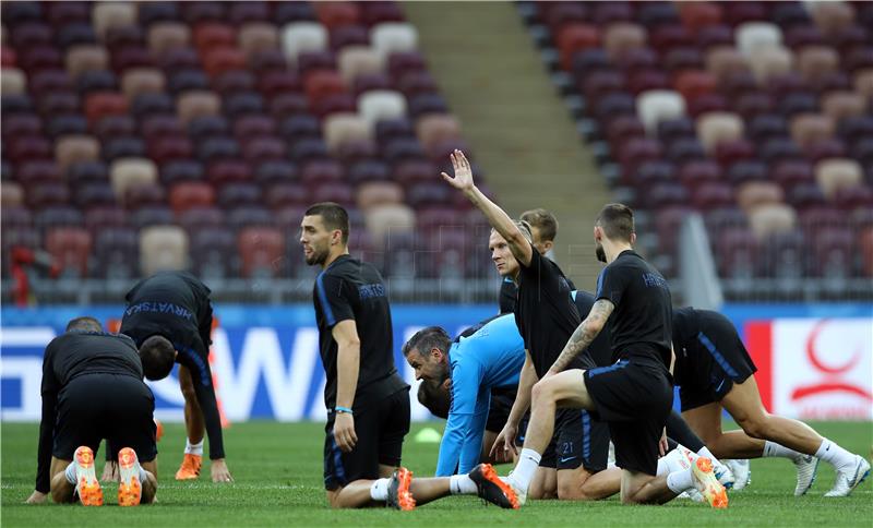 SP Rusija: Trening reprezentacije na Lužnjiki stadionu u Moskvi