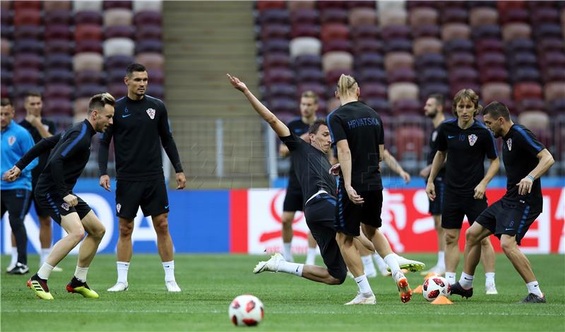 SP Rusija: Trening reprezentacije na Lužnjiki stadionu u Moskvi