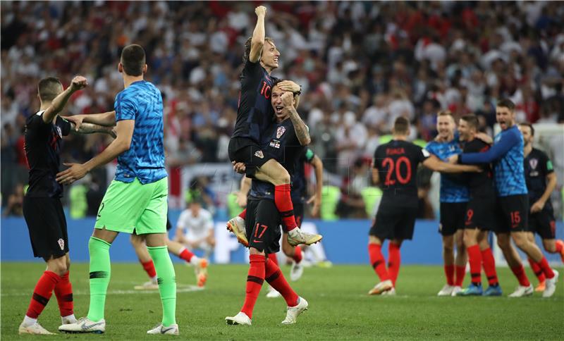 FIFA World Cup 2018 semi final Croatia vs. England