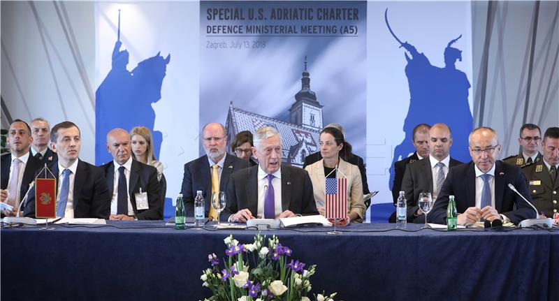 Mattis says US remains committed to Southeast Europe