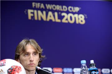 SP Rusija: Tiskovna konferencija pred finale, Dalić i Modrić