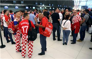 Brojni navijači otputovali na finalnu utakmicu SP Rusija između Francuske i Hrvatske