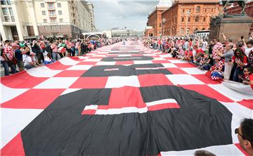 SP Rusija: Ludnica u Moskvi, Crveni trg preplavili hrvatski navijači