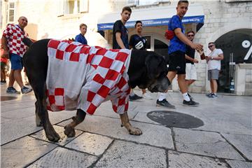 Navijači u Fan zoni u Splitu