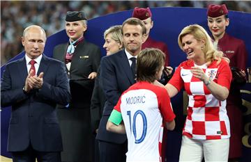 SP Rusija: Modrić najbolji igrač Svjetskog nogometnog prvenstva Rusija 2018