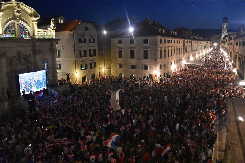 Slavlje u Dubrovniku nakon osvojenog drugog mjesta