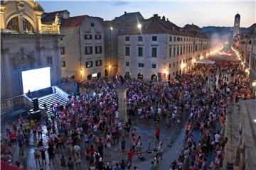 Slavlje u Dubrovniku nakon osvojenog drugog mjesta