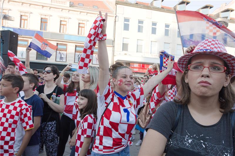 Slavlje u Osijeku nakon osvojenog drugog mjesta