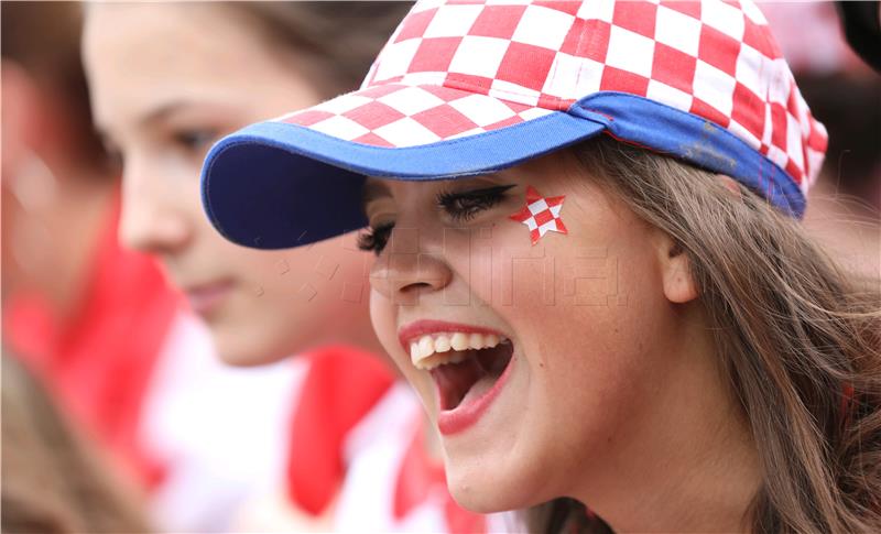 Doček "Vatrenih" na Trgu bana Jelačića