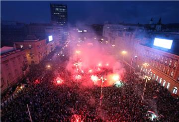 Veličanstveni doček Vatrenih u Zagrebu