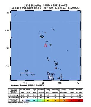 SOLOMON ISLANDS EARTHQUAKE