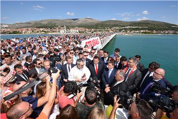 Plenković prisustvovao puštanju u promet Mosta kopno-otok Čiovo