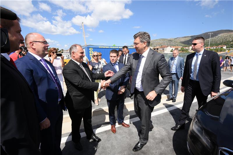 Plenković prisustvovao puštanju u promet Mosta kopno-otok Čiovo