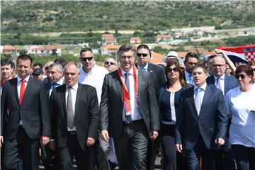 Plenković prisustvovao puštanju u promet Mosta kopno-otok Čiovo