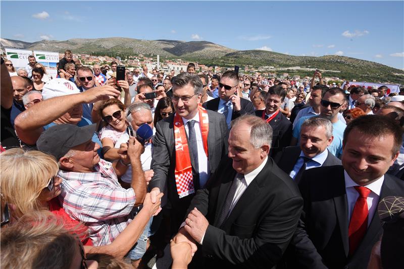 Plenković prisustvovao puštanju u promet Mosta kopno-otok Čiovo