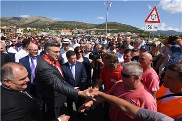 Plenković prisustvovao puštanju u promet Mosta kopno-otok Čiovo