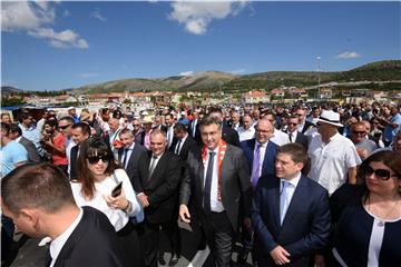 Plenković prisustvovao puštanju u promet Mosta kopno-otok Čiovo