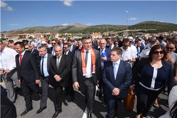 Plenković prisustvovao puštanju u promet Mosta kopno-otok Čiovo