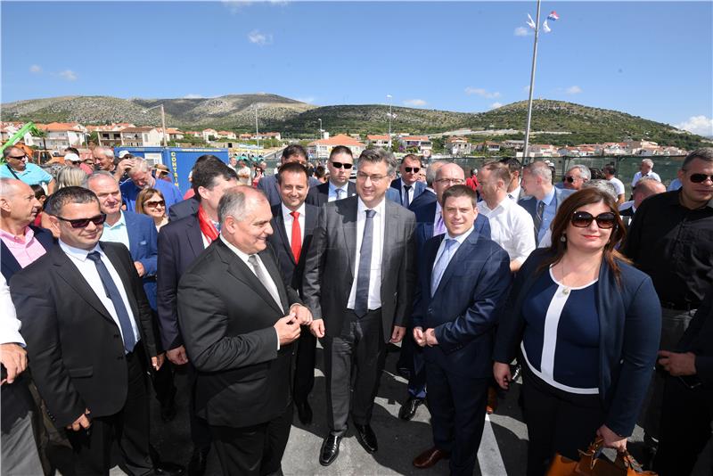 Plenković prisustvovao puštanju u promet Mosta kopno-otok Čiovo