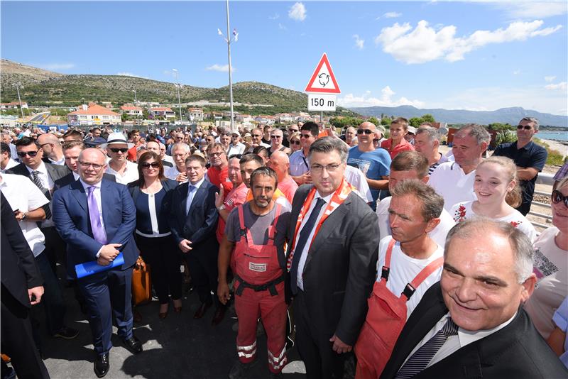 Bridge connecting Ciovo island with mainland inaugurated