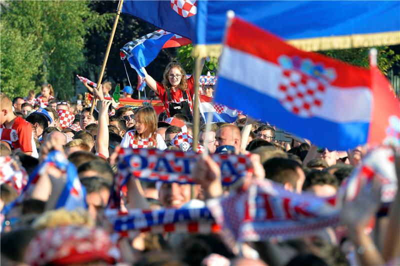 Doček izbornika Zlatka Dalića