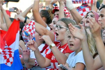 Doček izbornika Zlatka Dalića