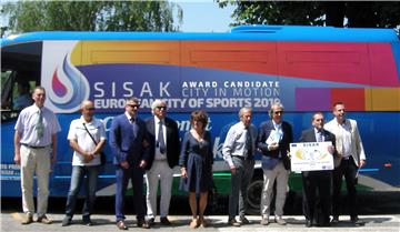 Sisak proglašen Europskim gradom sporta za 2019. godinu