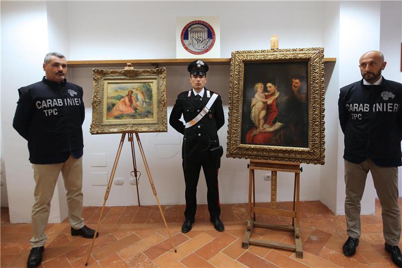 ITALY ARTS STOLEN PAINTINGS