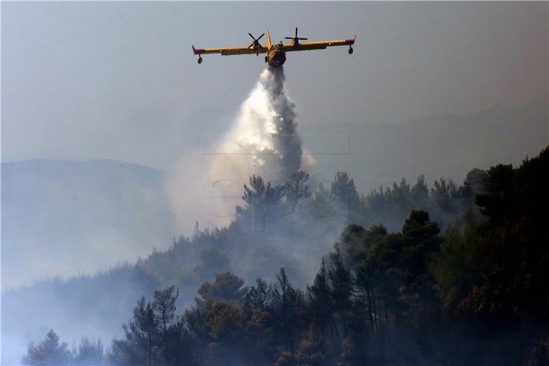 Šumski požar zapadno od Atene