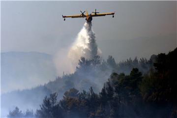 Šumski požar zapadno od Atene