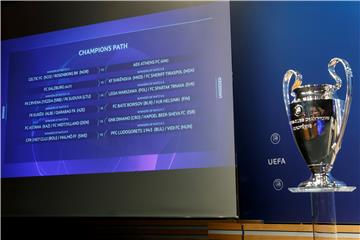 SWITZERLAND SOCCER UEFA CHAMPIONS LEAGUE DRAW